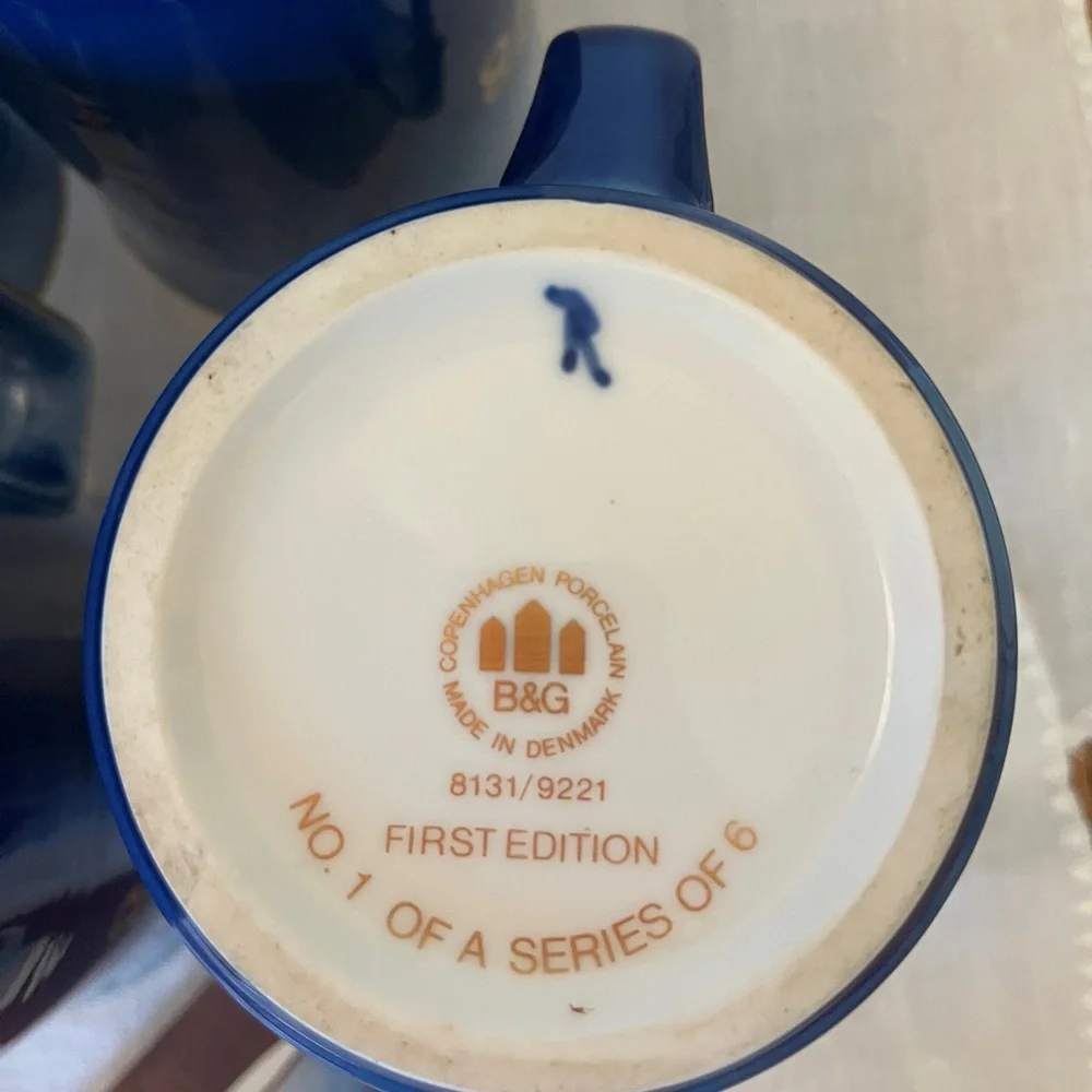 B&G Blue Porcelain Mug - Picture 5 of 9